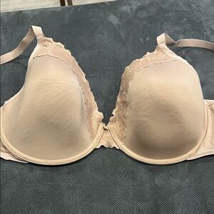 Natori Nude Lace-Trim T-Shirt Bra - Smooth Support